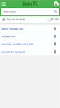 Mobile Screenshot of healthjobs77.com